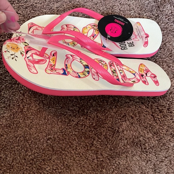 NWT, Robin Ruth Florida Flip Flops - Picture 2 of 5